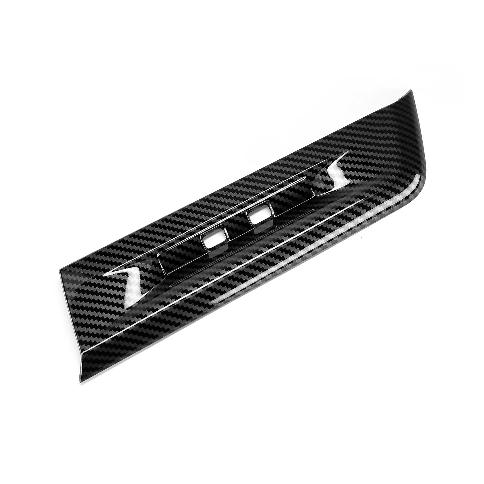 VW Golf 8 – USB Ladeanschluss Zierrahmen Carbon Schwarz