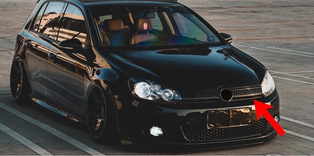 Getunter Golf 6 in Schwarz