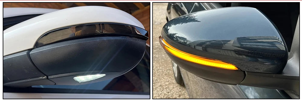 VW Golf 6  Dynamische LED Seitenspiegelblinker dynamisch Gelb Smoke