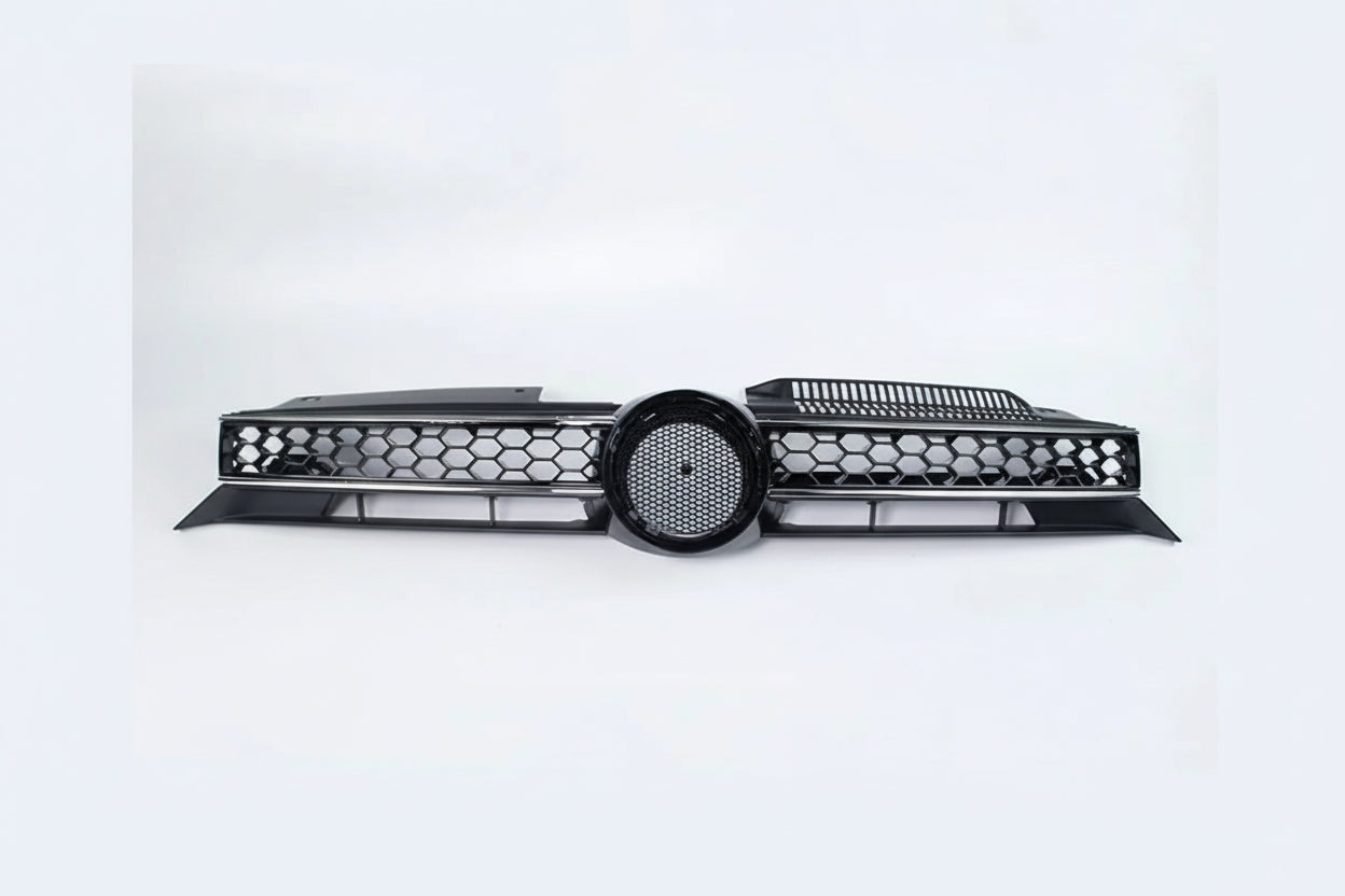 VW Golf 6 GTI Frontgrill mit silbernen Streifen