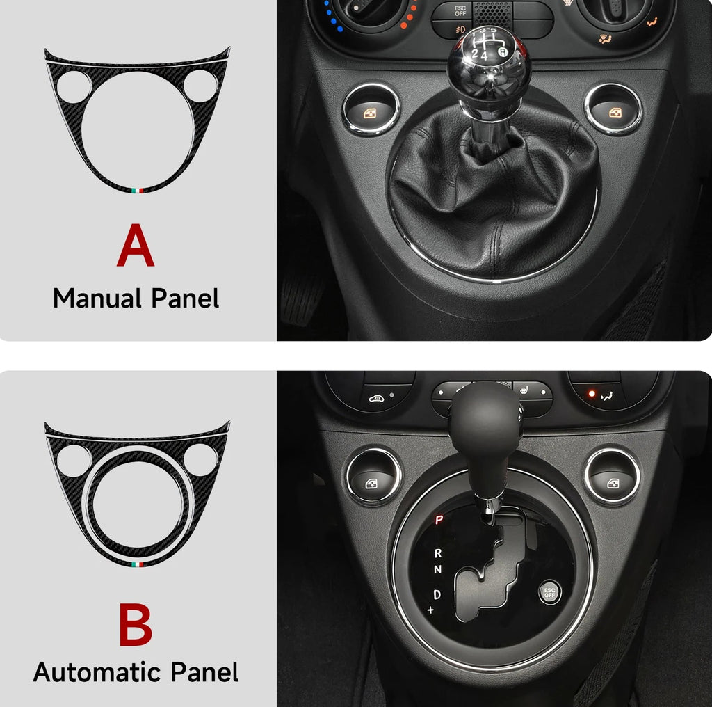 Fiat 500 Abarth 595 695 Innenraum Carbon Look Cover Set