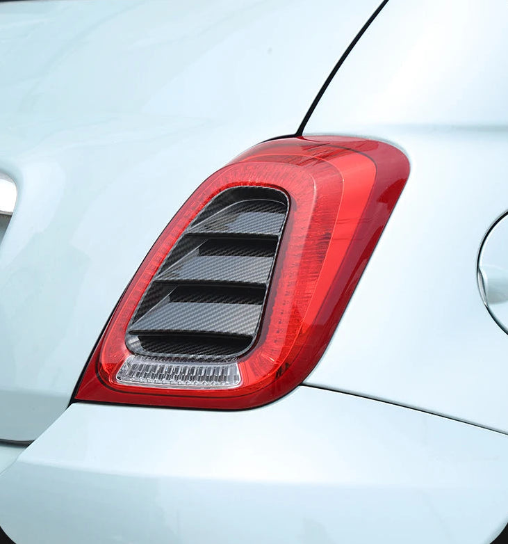 Fiat 500  Abarth 595 695 Rücklicht Zierblenden