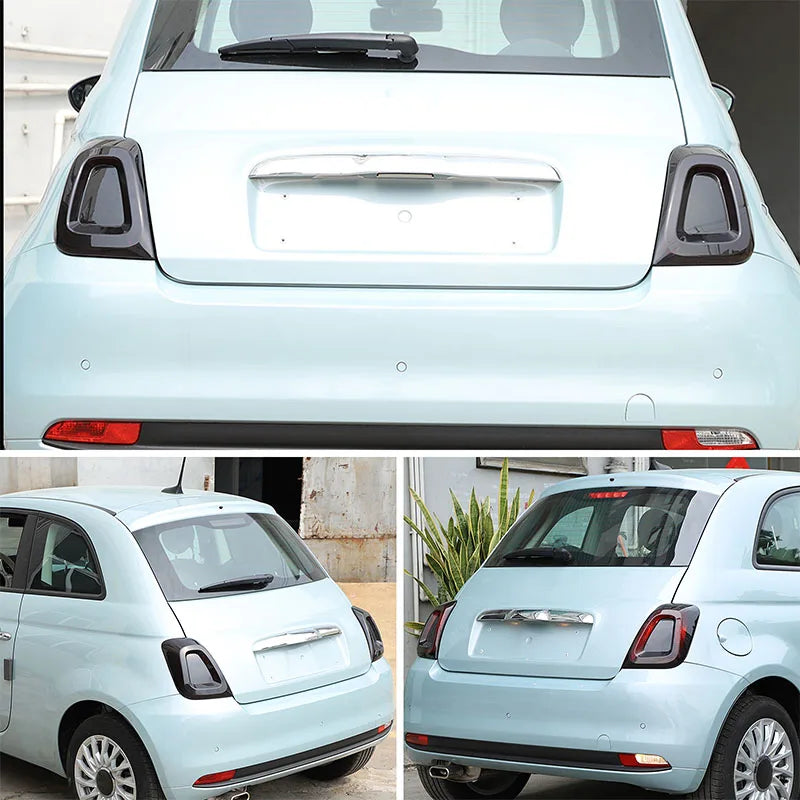 Fiat 500 Rücklicht Abdeckungen Dark Lights