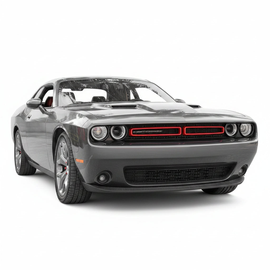 Dodge Challenger – Kühlergrill Einsätze in Wunschfarbe (2-teilig)