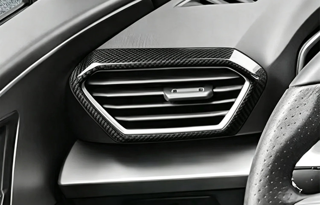 Seat Leon / Cupra – Seitenlüftung Zierblende Carbon / Kupfer
