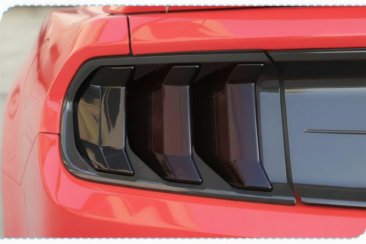 Rückleuchten Schutzblenden Smoked Black für Ford Mustang