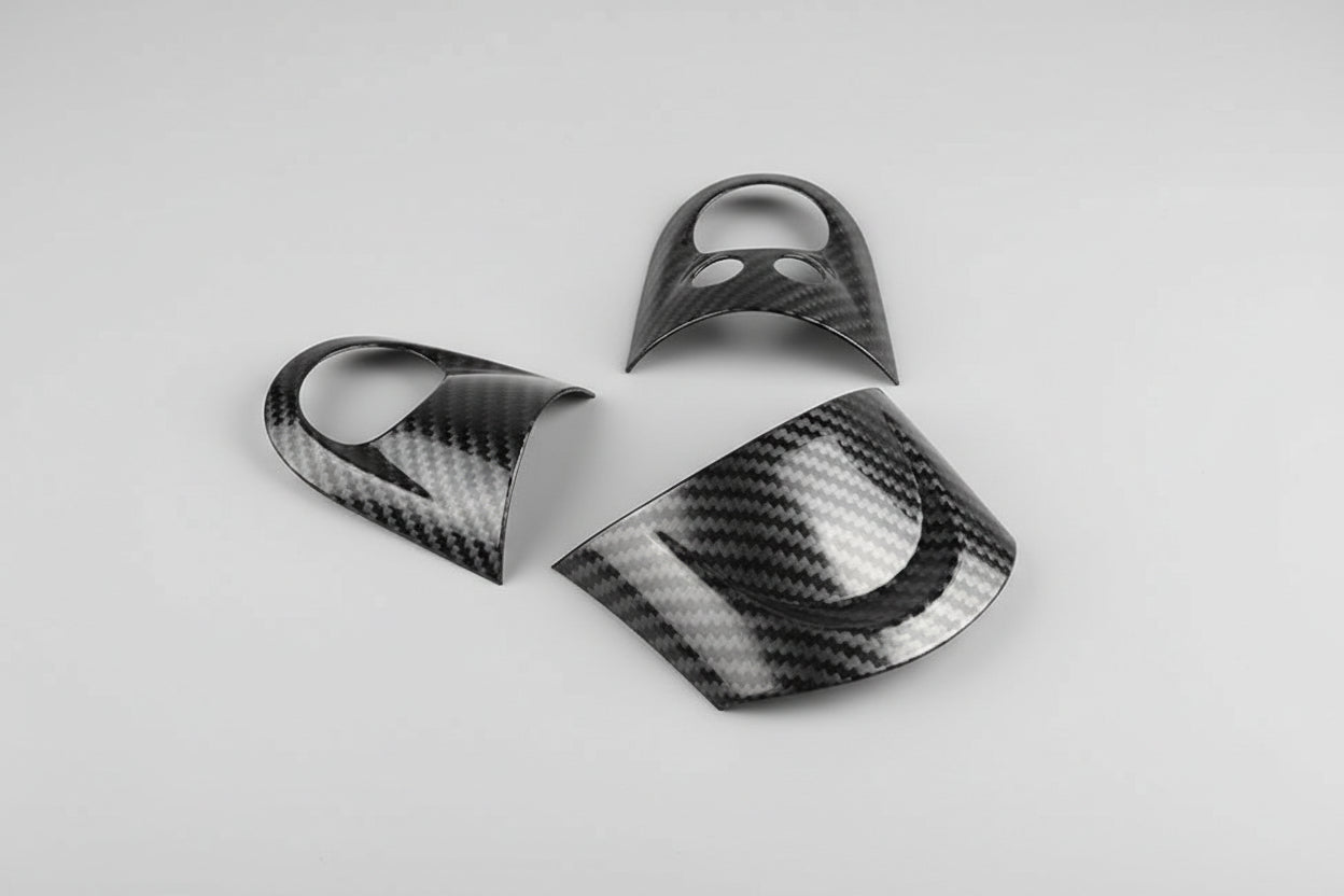 MINI Cooper Lenkrad Panel Abdeckung 3er-Set – Union Jack & Farbvarianten | R55 R56 R57 R58 R59 R60 R61