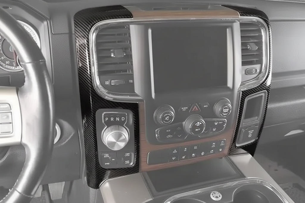 Dodge RAM Blenden Mittelkonsole Carbon-Optik