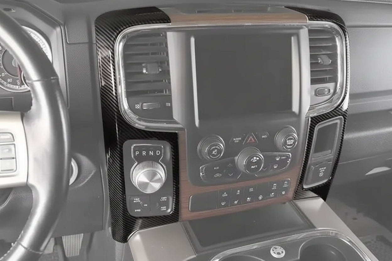 Dodge RAM Blenden Mittelkonsole Carbon-Optik