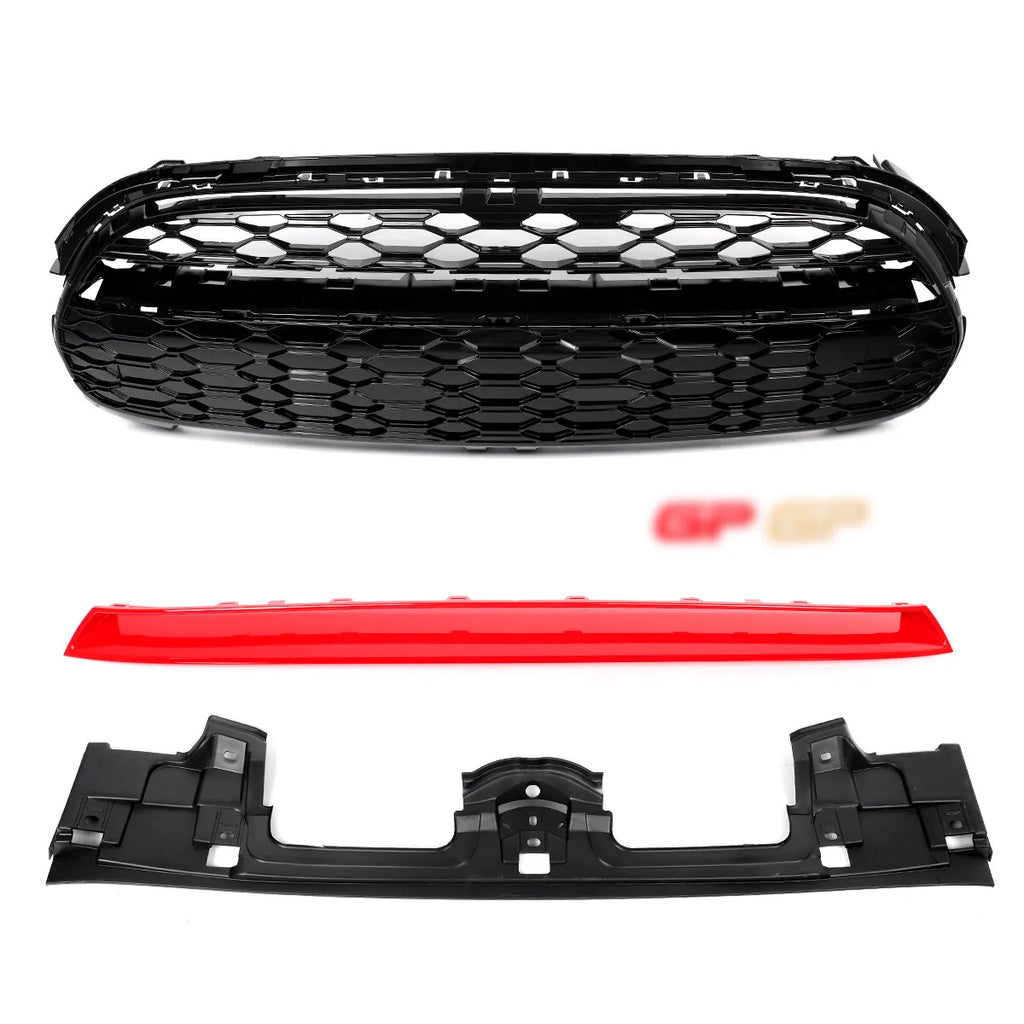 MINI GP Style Frontstoßstangen Kühlergrill Schwarz Rot F55 F56 F57