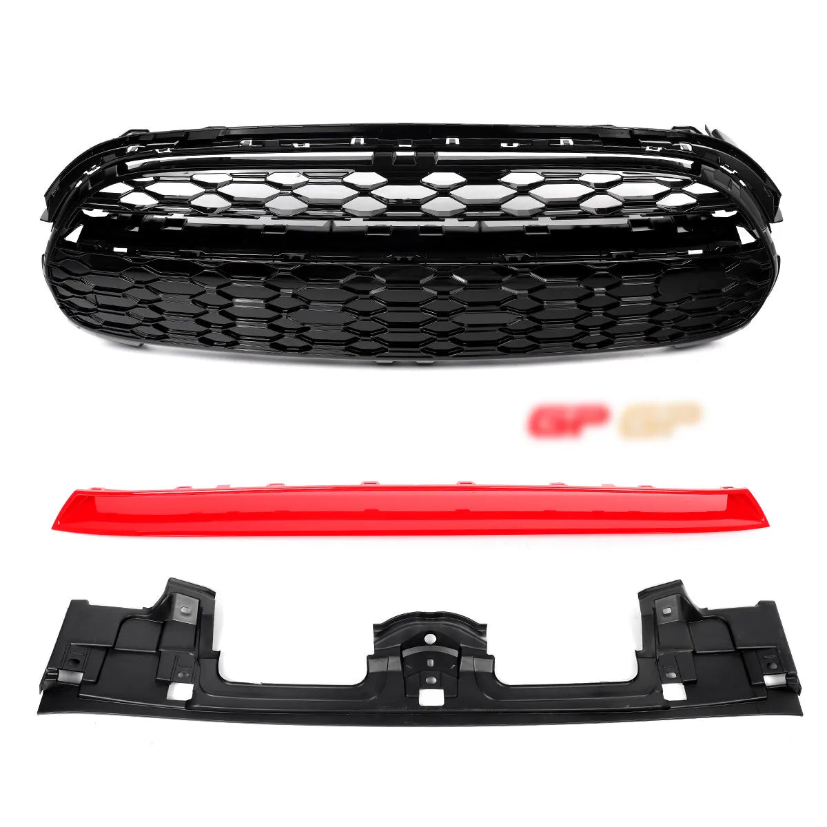 MINI GP Style Frontstoßstangen Kühlergrill Schwarz Rot F55 F56 F57