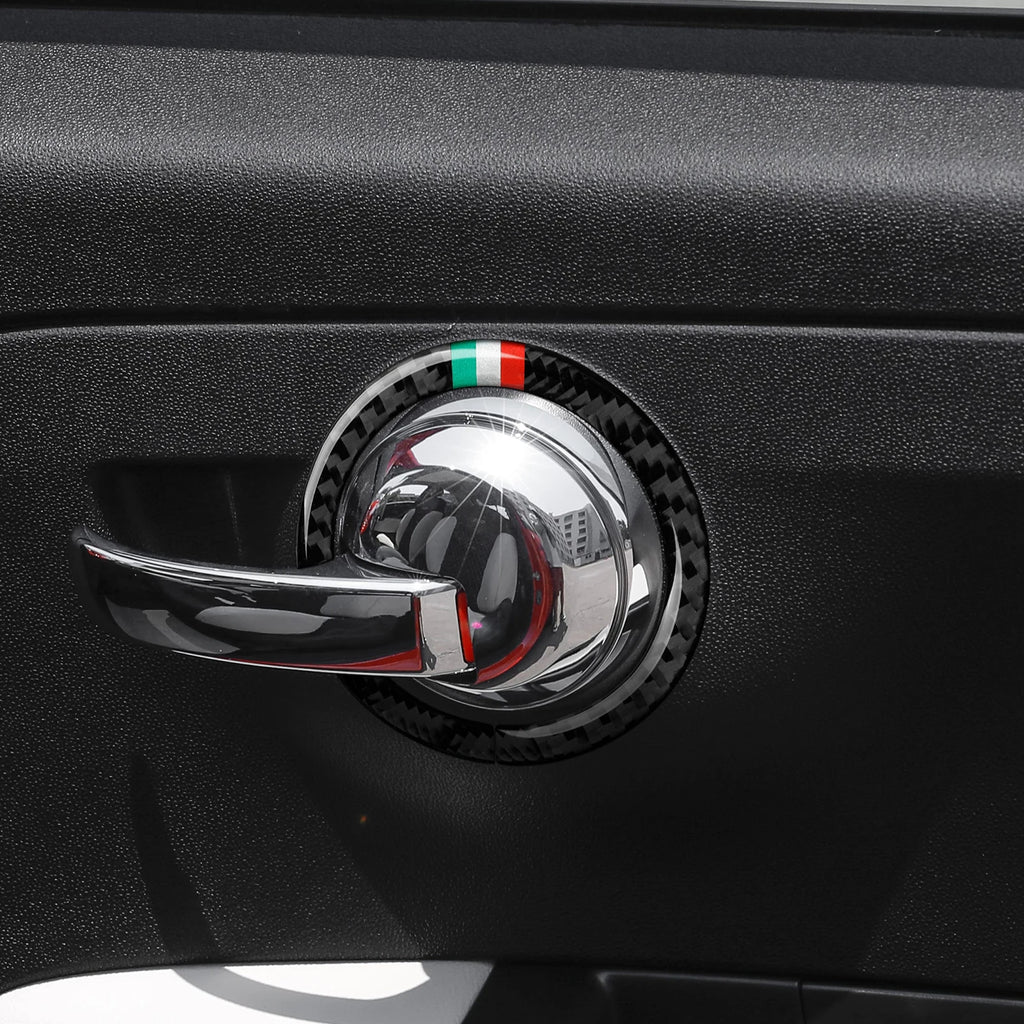 Fiat 500 Abarth 595 695 Innenraum Carbon Look Cover Set