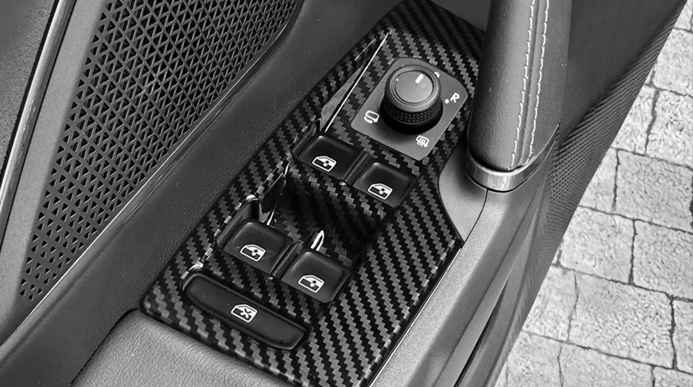 Seat Leon / Ibiza / Arona / Cupra – Fensterheber Bedienpanel Zierblende Carbon