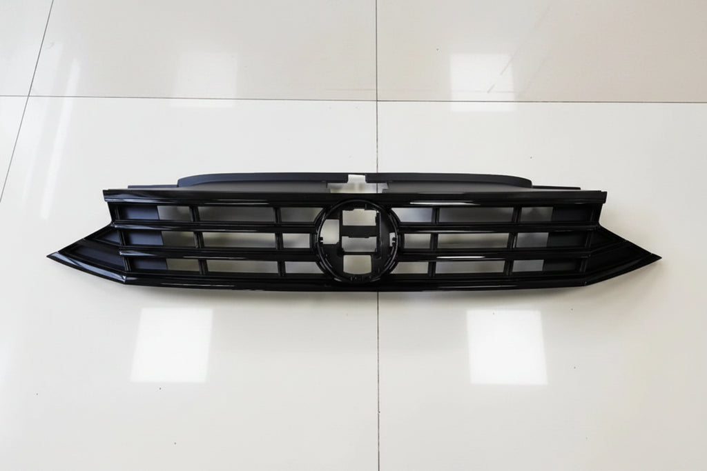 V assat B8 Frontgrill Schwarz Detail