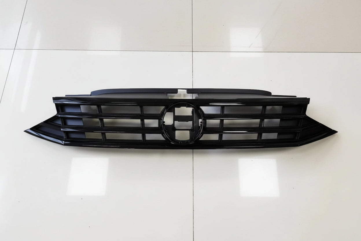 V assat B8 Frontgrill Schwarz Detail