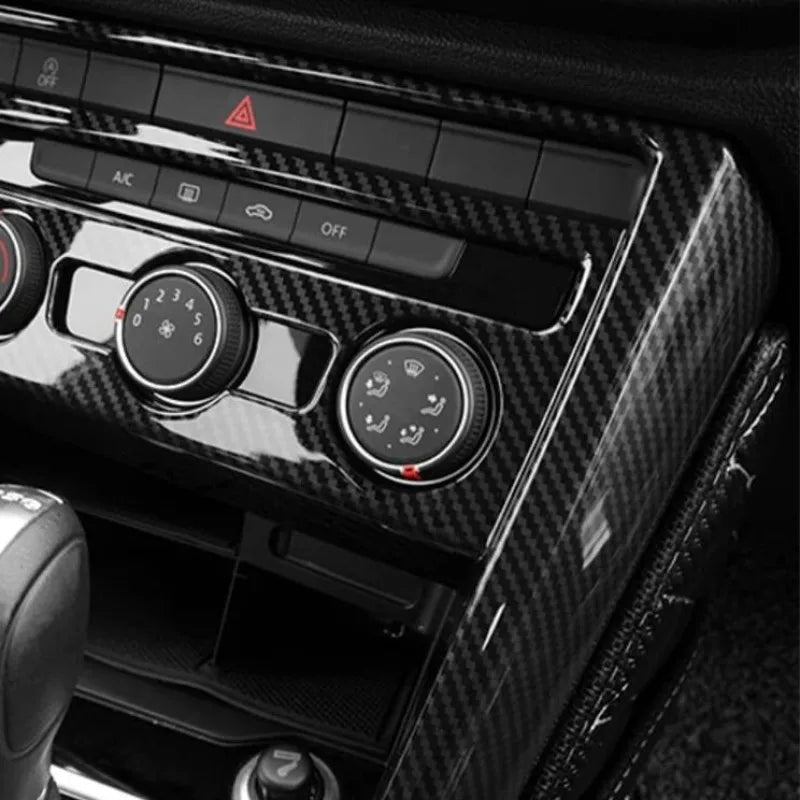 VW T-Roc A11 Mittelkonsolen Abdeckung Carbon Optik