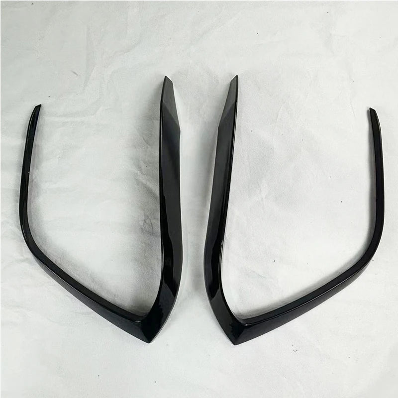 VW Golf 8 Frontstoßstangen Seiten Spoiler Hochglanz Schwarz