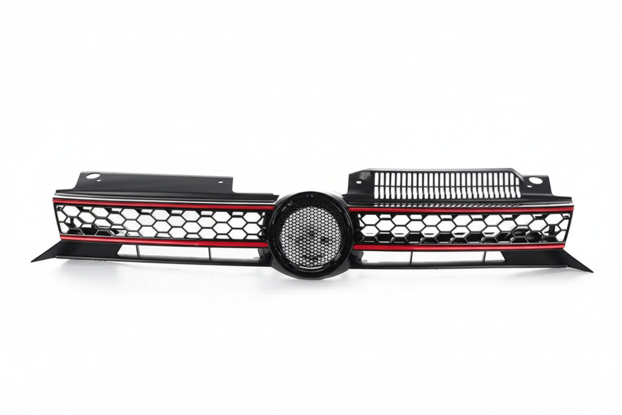 VW Golf 6 GTI Frontgrill mit roten Streifen