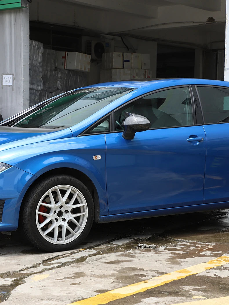 Seat Leon 1P MK2 Außenspiegel-Abdeckung  Carbon-Optik & Schwarz