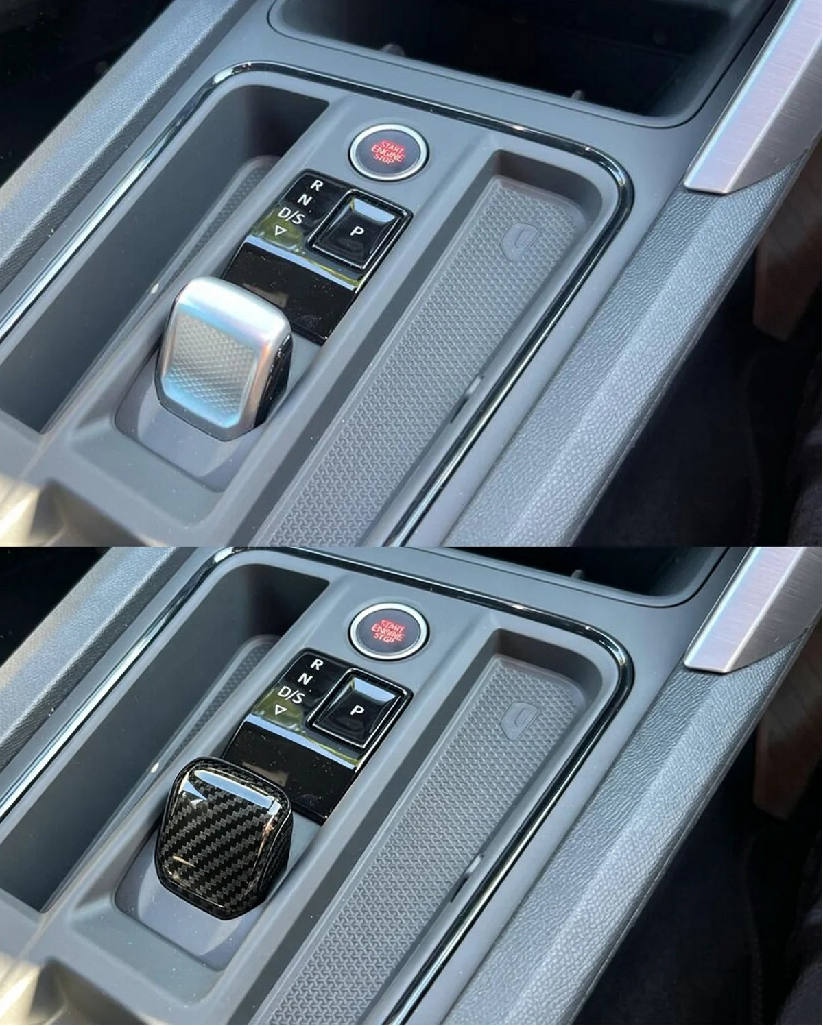 Seat Leon / Cupra – Schaltknauf Abdeckung Carbon / Kupfer