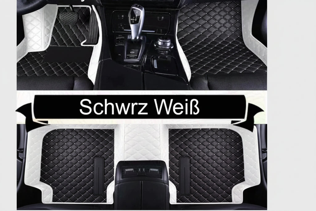 VW Golf 8 – Maßgefertigte Leder Fußmatten Set