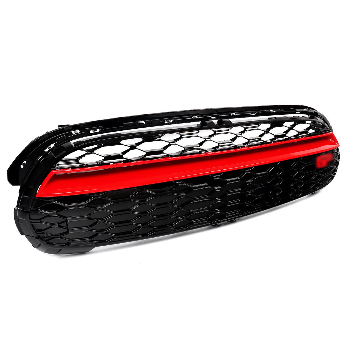 MINI GP Style Frontstoßstangen Kühlergrill Schwarz Rot F55 F56 F57