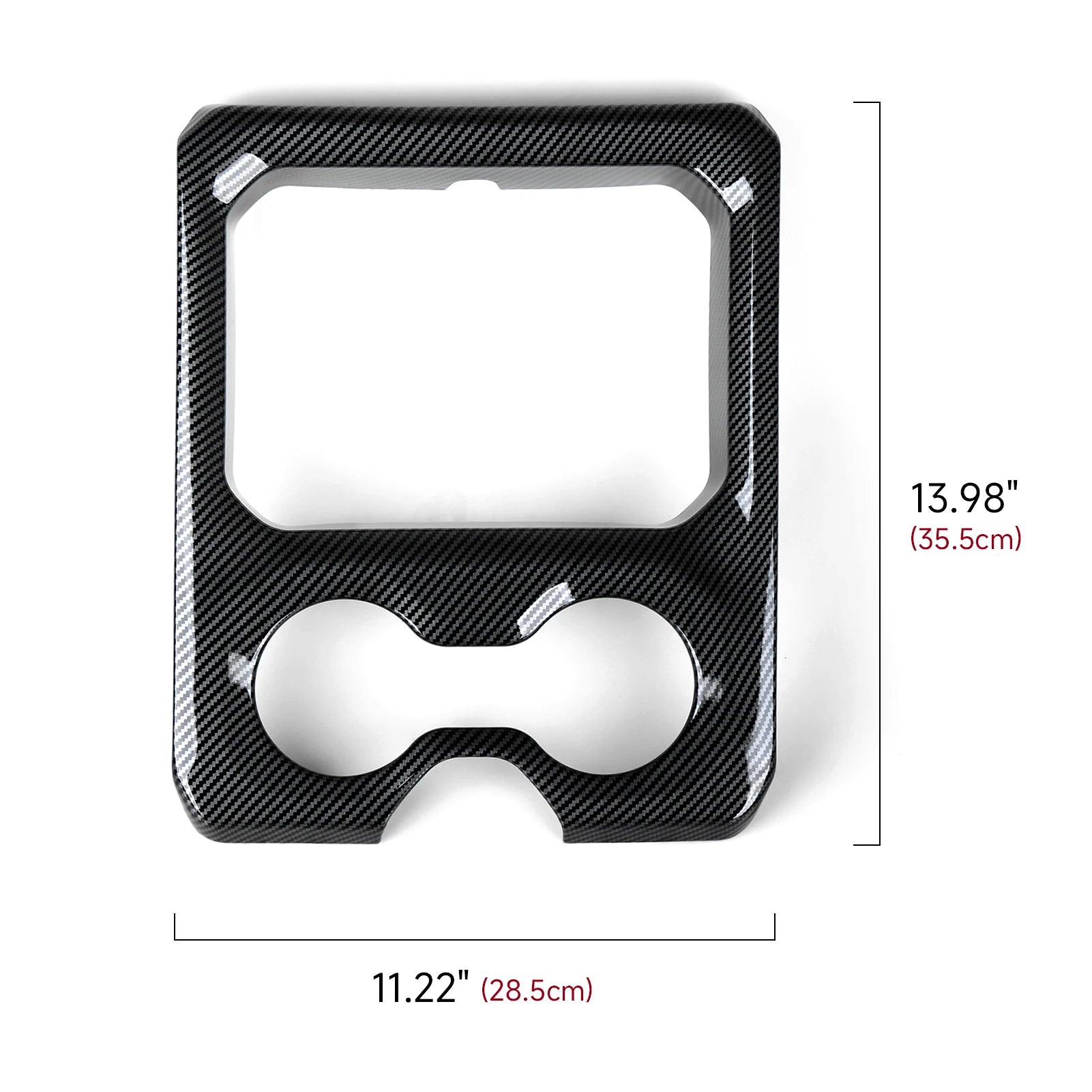 Dodge RAM 1500 2500 3500 – Mittelkonsole Becherhalter Panel Zierblende Carbon-Optik