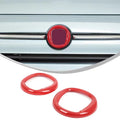 Fiat 500 & Abarth 595 695 Logo Dekorationsring vorne & hinten – ABS