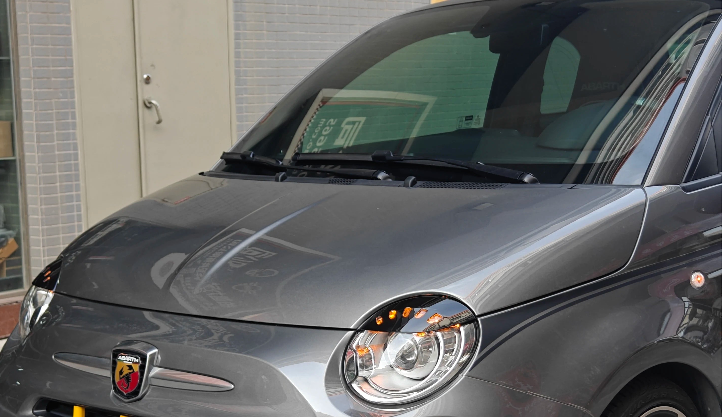 Fiat 500 Abarth 595 695 Scheinwerfer Abdeckungen