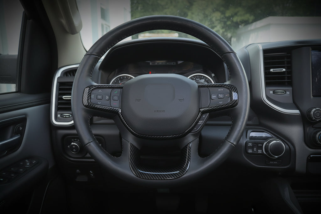 Dodge RAM Lenkradtasten Blende in Carbon Optik