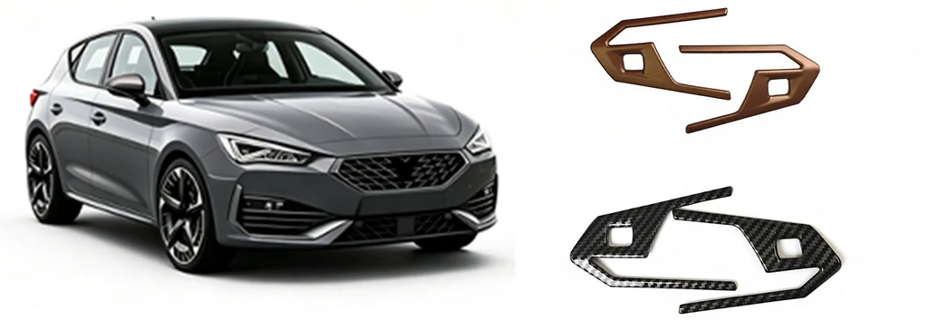 Seat / Cupra – Lenkrad Zierblende Carbon / Kupfer