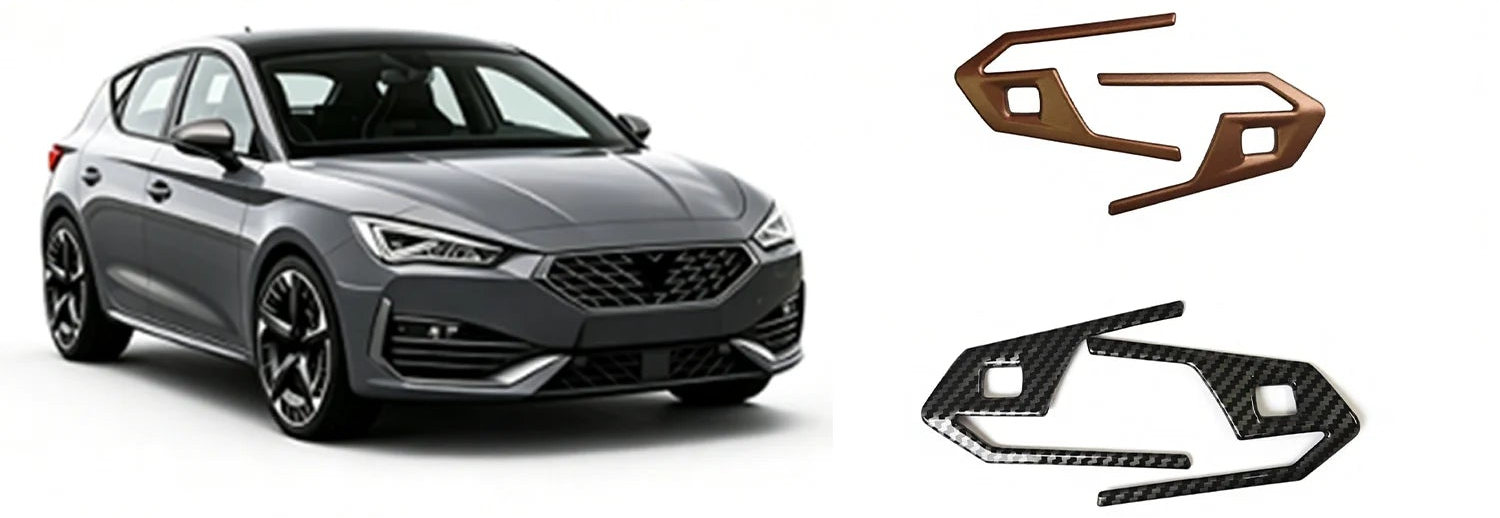 Seat / Cupra – Lenkrad Zierblende Carbon / Kupfer