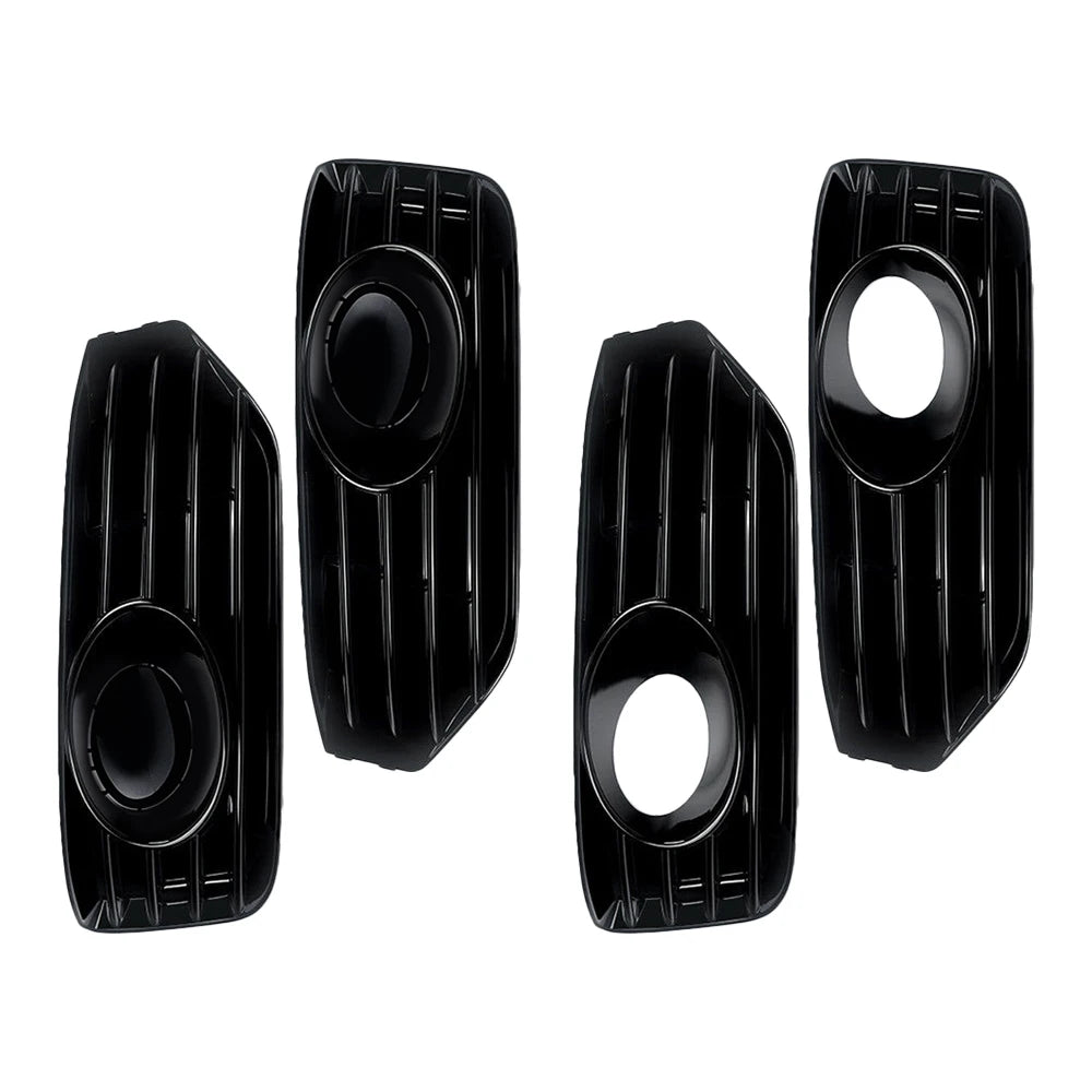 VW Transporter T5 T5.1 Sportline Nebelscheinwerfer Blenden Schwarz Hochglanz