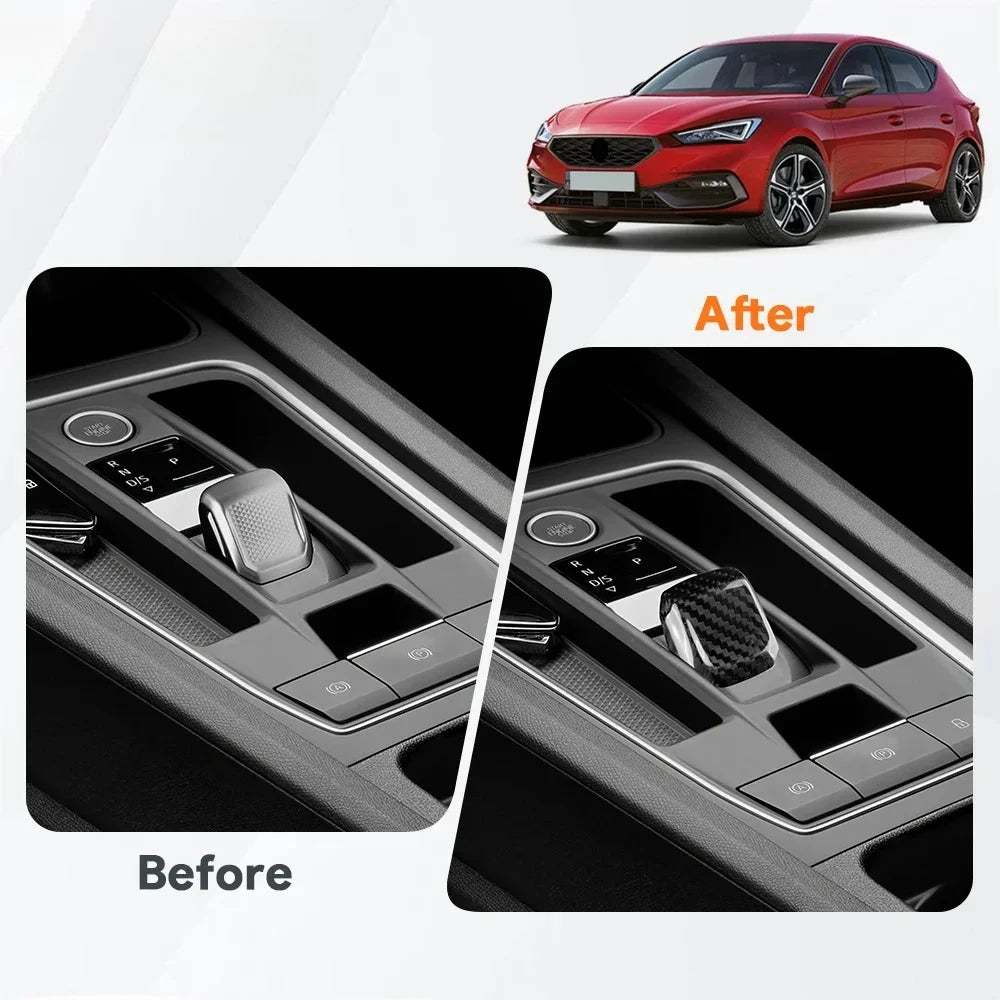 SEAT Cupra DSG Schaltknauf Carbon Hochglanz
