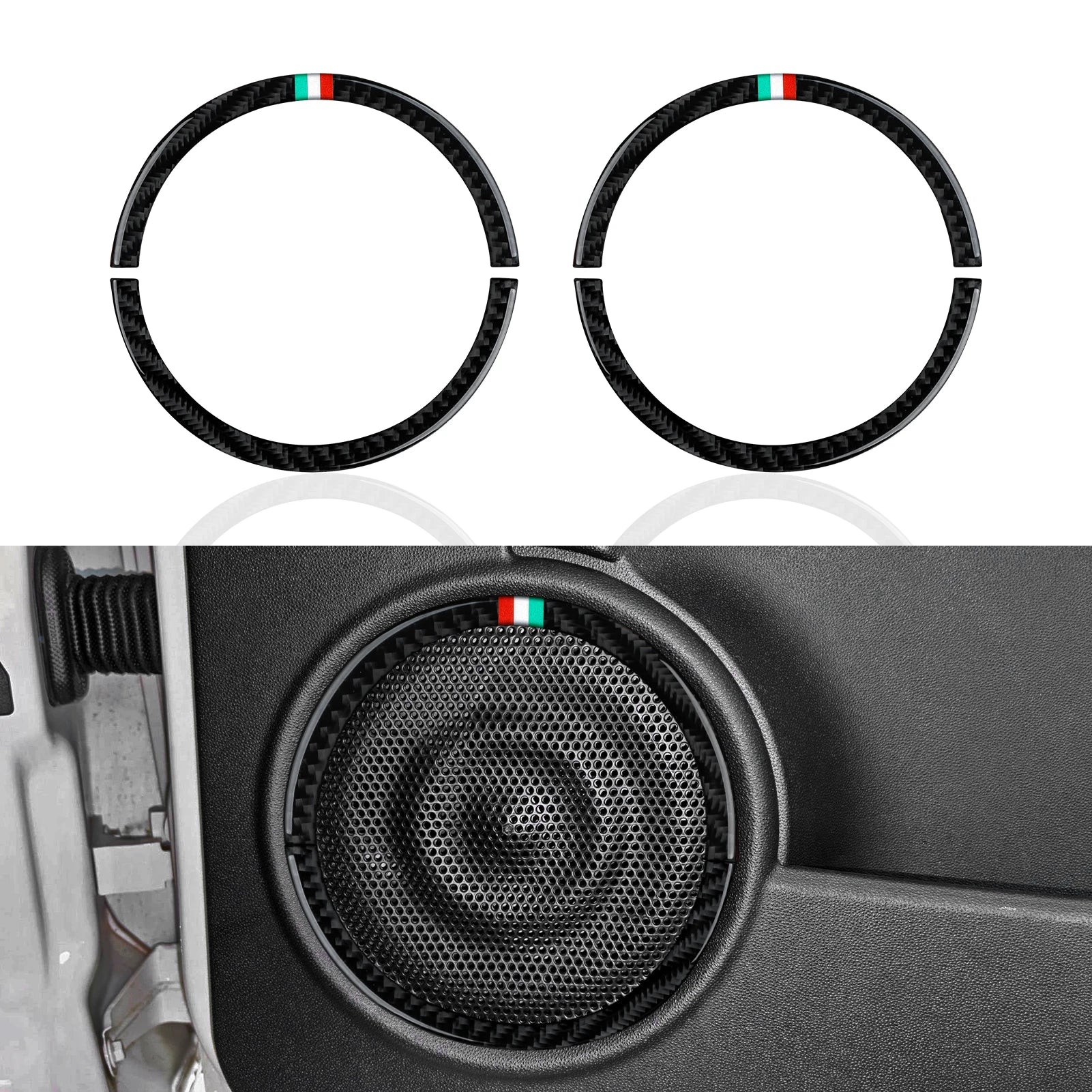 Fiat 500 Abarth 595 695 Innenraum Carbon Look Cover Set