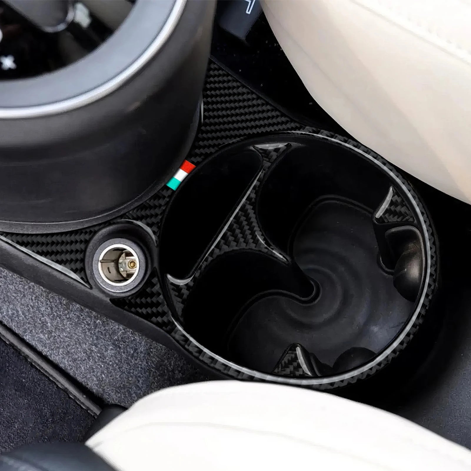 Fiat 500 Abarth 595 695 Innenraum Carbon Look Cover Set