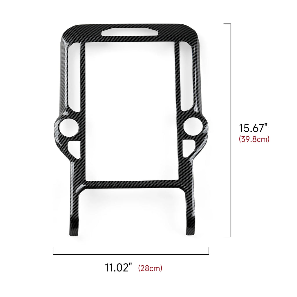 Dodge RAM 1500 2500 3500 – Navigations-Display Panel Zierblende Carbon-Optik (12 Zoll)