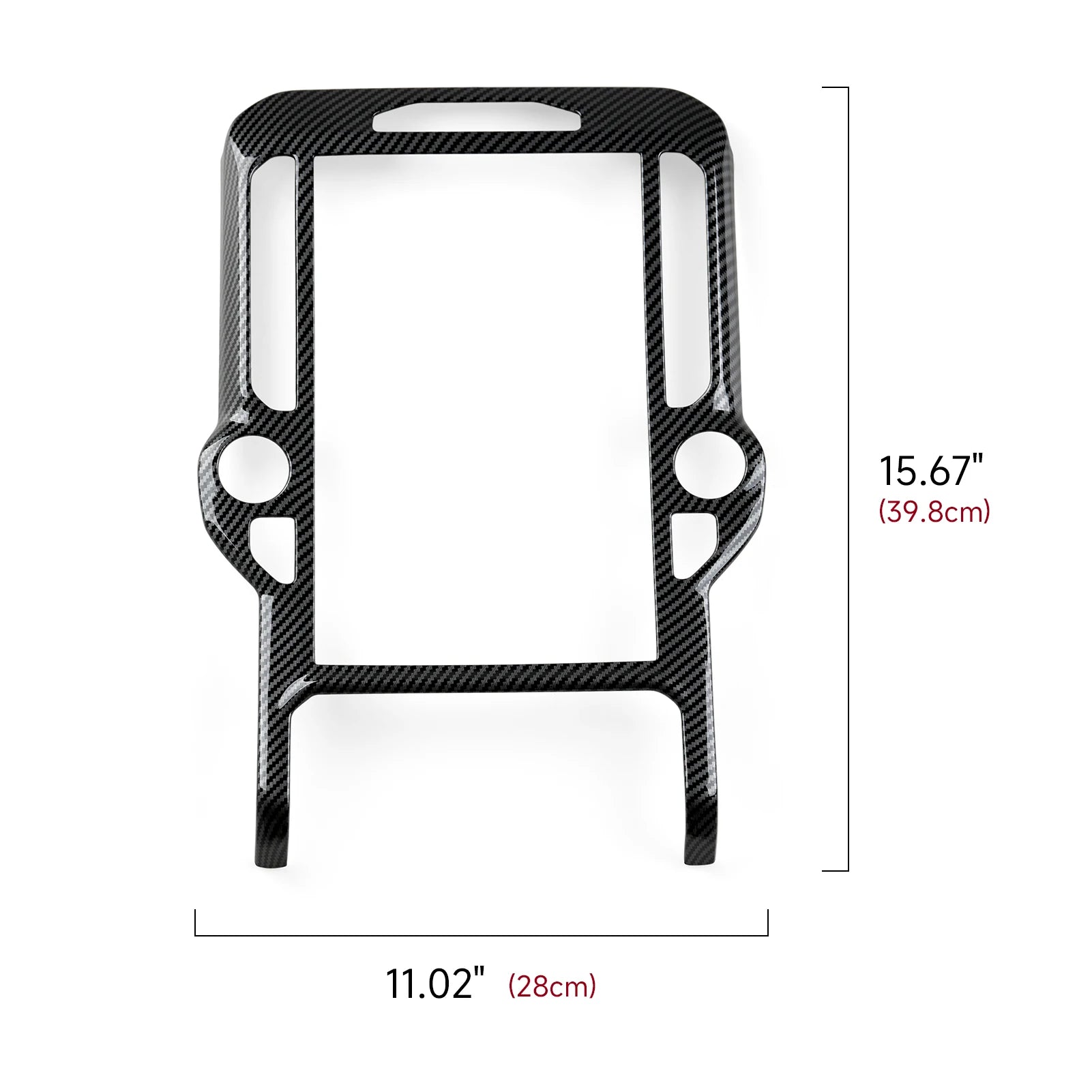 Dodge RAM 1500 2500 3500 – Navigations-Display Panel Zierblende Carbon-Optik (12 Zoll)