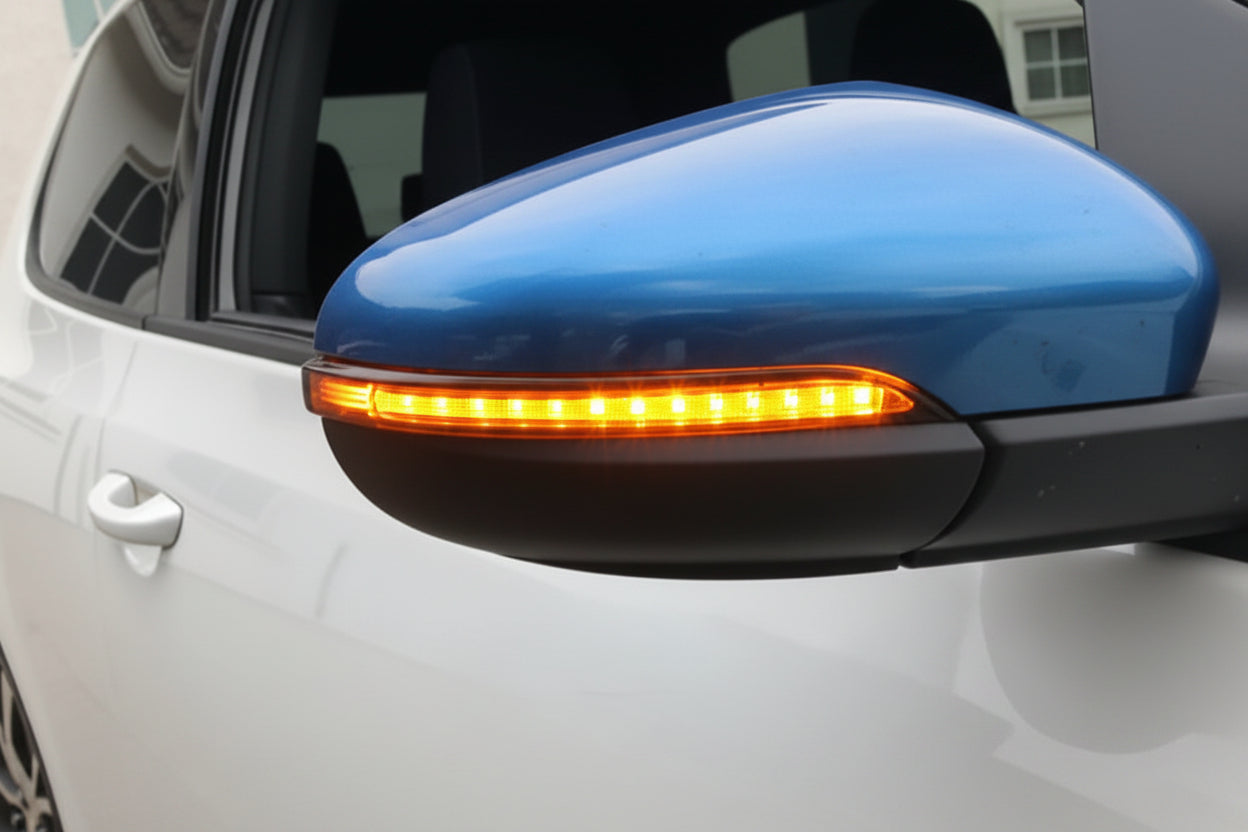 VW Golf 6  Dynamische LED Seitenspiegelblinker dynamisch Gelb Smoke