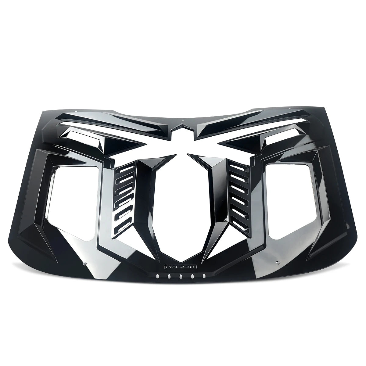 Ford Mustang – Heckscheiben Louver Hochglanz Schwarz (Black Mamba Style)