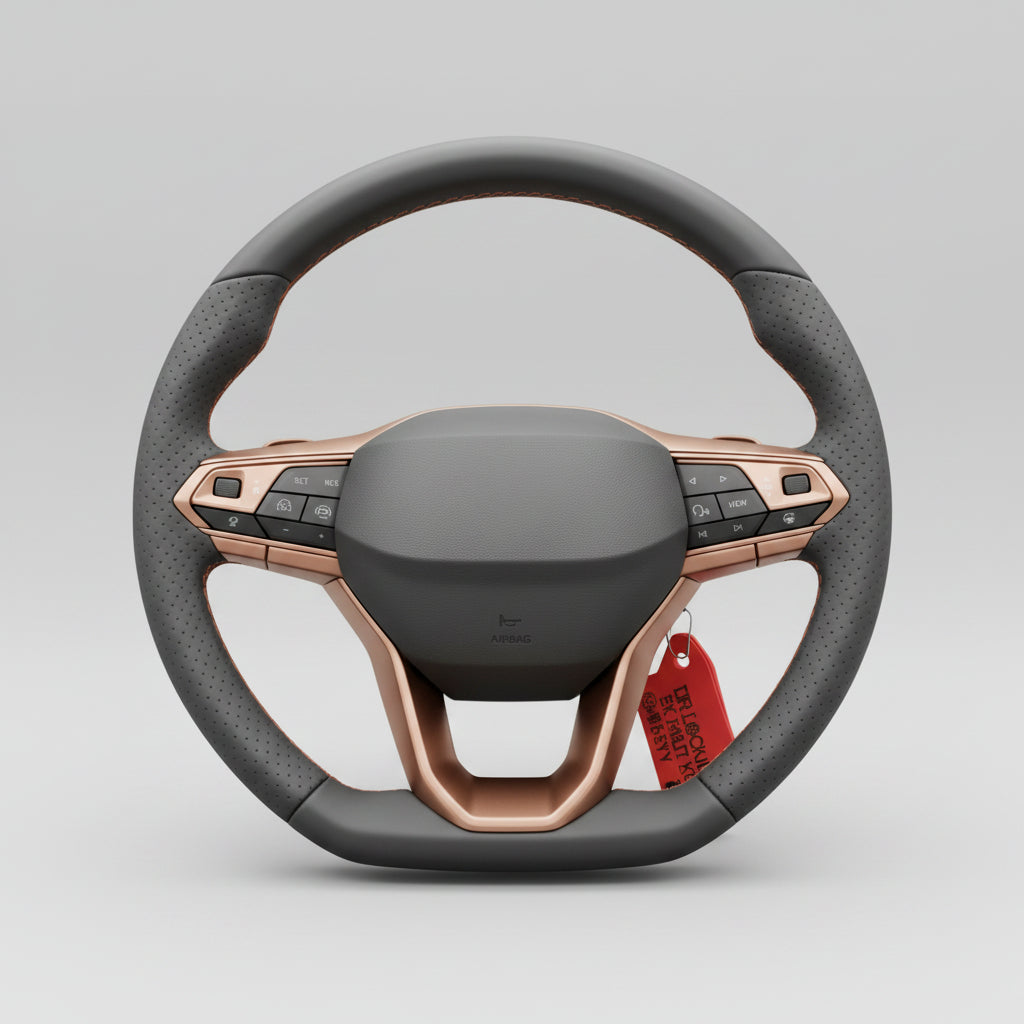 Seat / Cupra – Lenkrad Zierblende Carbon / Kupfer