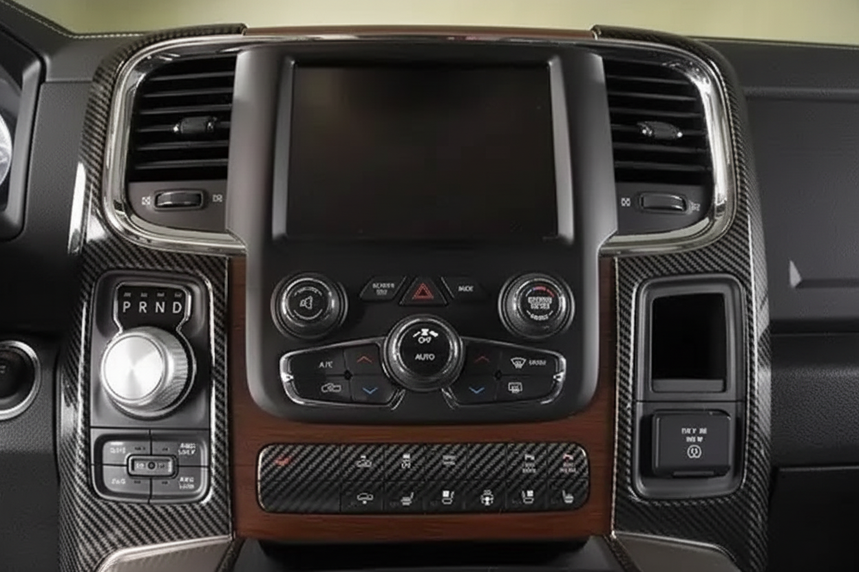 Dodge RAM Blenden Mittelkonsole Carbon-Optik