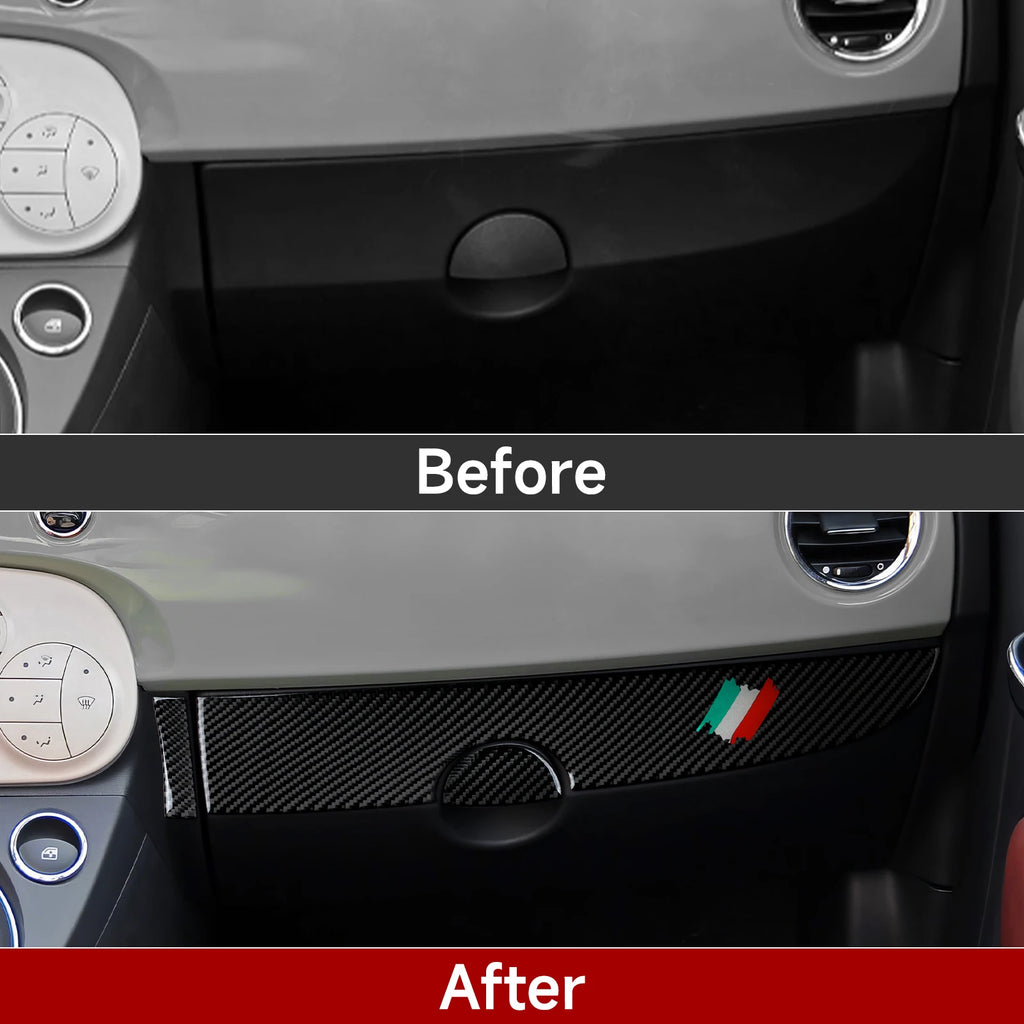 Fiat 500 Abarth 595 695 Innenraum Carbon Look Cover Set