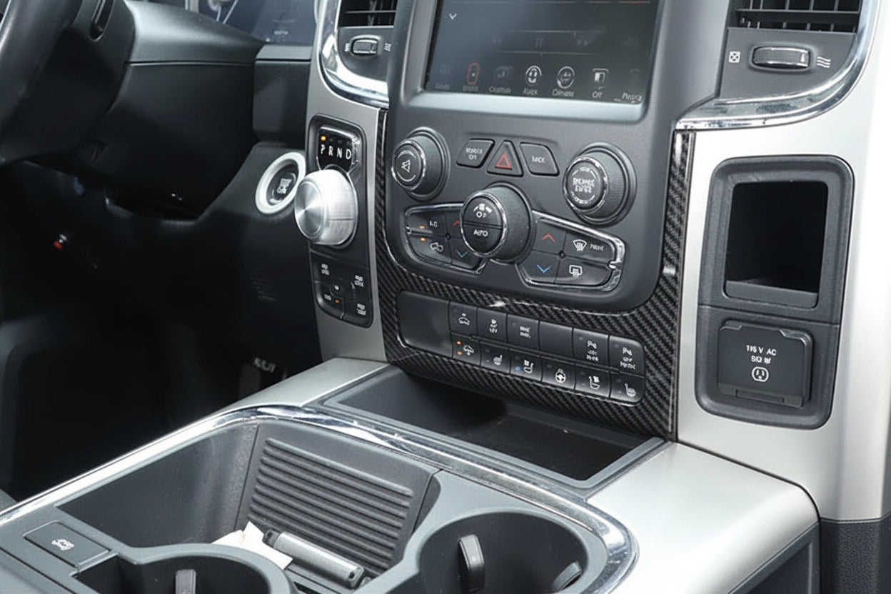 Dodge RAM 1500 – Mittelkonsole Blende Carbon-Optik