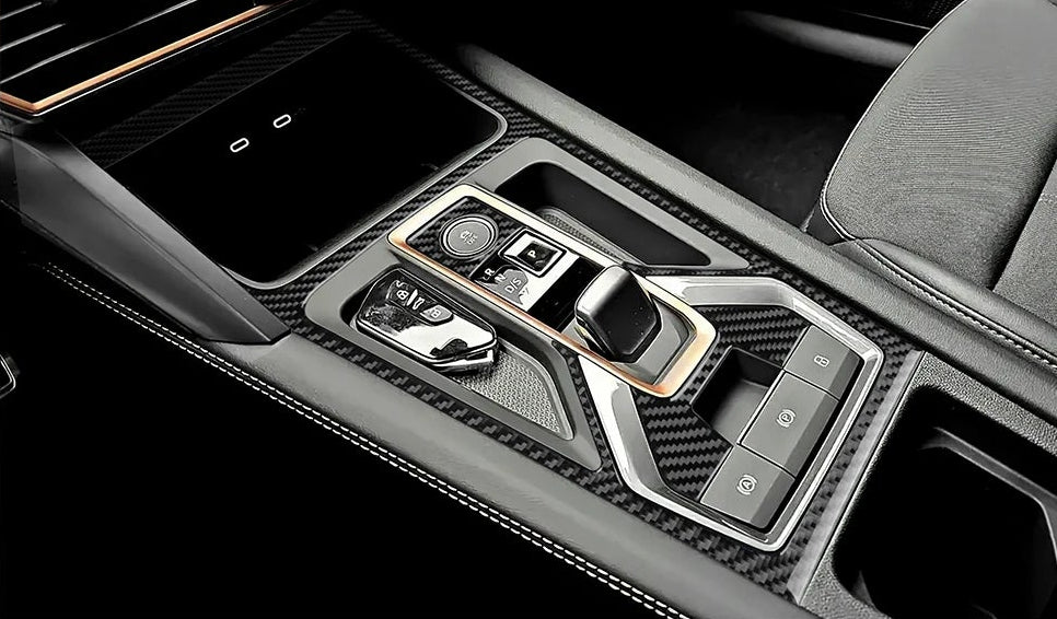 Cupra Leon / Formentor – Schaltknauf Zierblende Echtes Carbon Schwarz