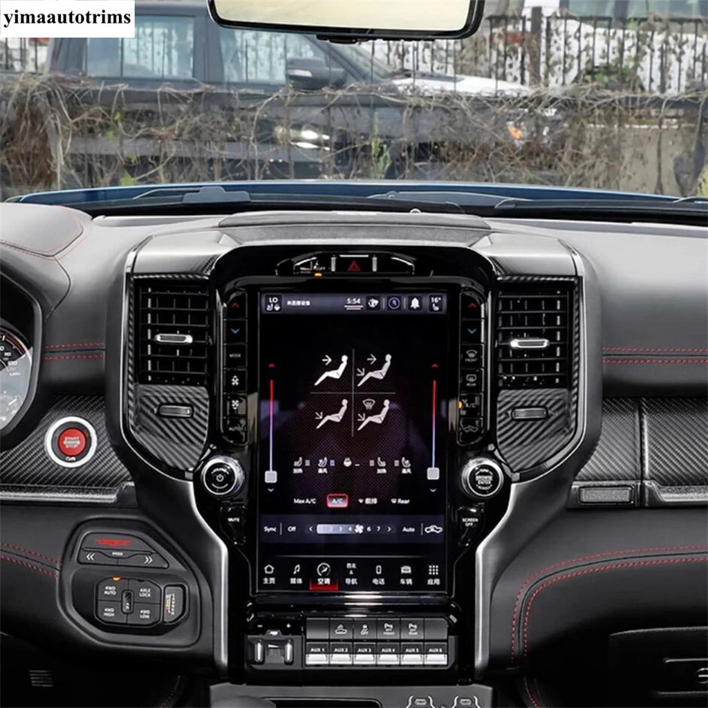 Dodge RAM 1500 – Mittelkonsole Klimaanlage Blende Carbon Optik