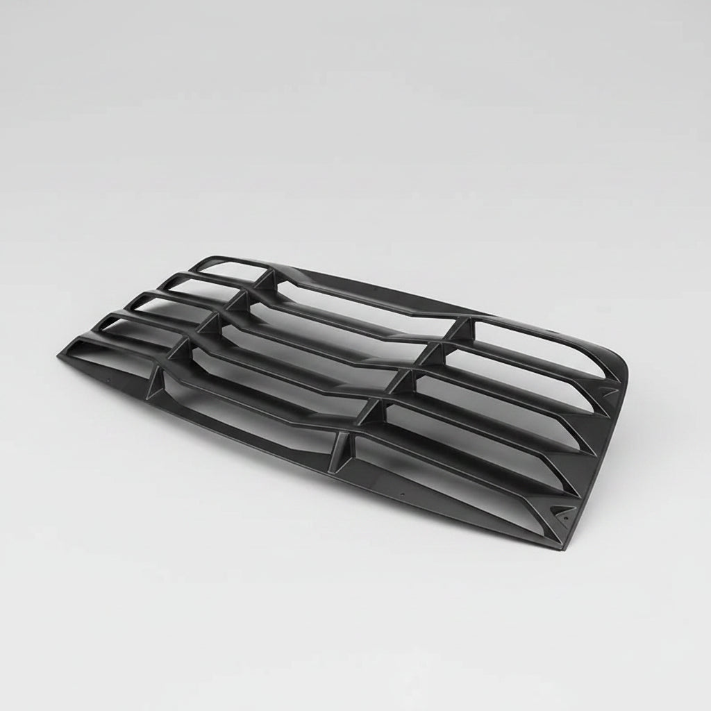 Dodge Challenger – Heckscheiben Louvers Matt Schwarz (1-teilig)