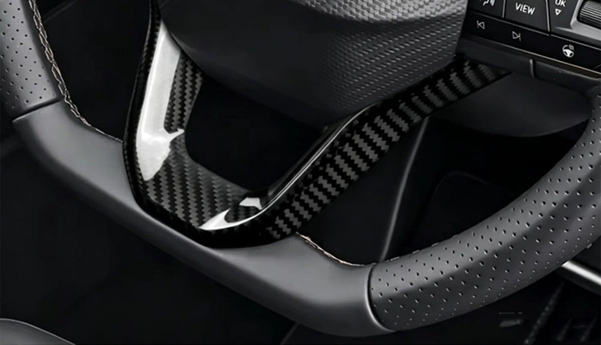 Seat / Cupra – Lenkrad Zierblende U-Form Carbon / Kupfer