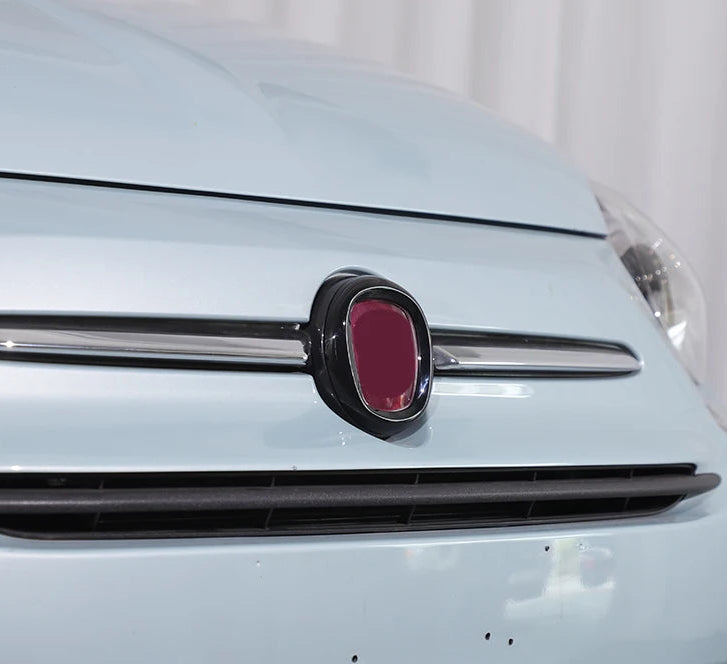 Fiat 500 & Abarth 595 695 Logo Dekorationsring vorne & hinten – ABS