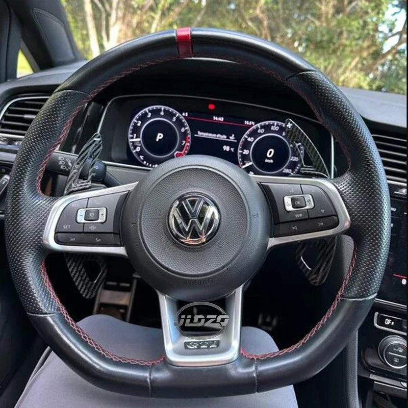 VW Golf 7 DSG Schaltwippen Verlängerung Carbon-Look